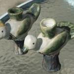 Pair Of Birds Candlestick Holders